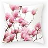ZQMHCY Federe Cuscini Divano 40 x 40 Fiore Rosa Bianco Copricuscini 40x40 Cotone e Lino Copricuscini Divano Forte Traspirabilità Copri Cuscini per Divano con Cerniera Nascosta Federa Cuscino 40x40 1 Pcs