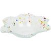 Sospiri Venezia - Ciotola Fiore Media Vetro Murano Decorato a Mano Soprammobile Casa- Idea Regalo Cerimonia Bomboniera con Scatola Elegante (19x19 cm, Rotonda)