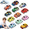 RXKFIGX 12 Pezzi Macchinine per Bambini Mini Auto da Corsa Metallo Giocattoli Giocattoli di Auto da Corsa per Ragazzi Auto Giocattolo Stunt Mini Auto da Corsa per Bambini e Bambine Giocattolo