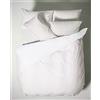 Bianca Plain Dyed White - Biancheria da letto, 135 x 200 + 80 x 80 cm