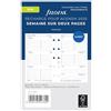 Filofax Mini 1 settimana su 2 pagine francese 2025