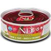 Farmina N&D Quinoa 80 gr Skin Coat Anatra Wet Umido Gatto