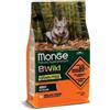 Monge Natural Superpremium Bwild Grain Free per Cane Adult All Breeds con Anatra e Patate da 2,5 Kg