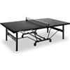 JOOLA Tavolo da Ping Pong Black Outdoor Professionale, 6 mm, Superficie composita in Alluminio, Resistente alle intemperie, Pieghevole, Struttura Rapida, Colore: Nero, 274 x 152,5 x 76 cm