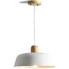 OJRG Lampadario Nordico Colore Illuminazione Industriale Lampada a Sospensione Plafoniera Regolabile in Metallo for Isola Cucina Sala da Pranzo Camera da Letto Corridoio Bar Soggiorno (Color : White