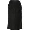 John Galliano Pre-Owned - Gonna midi gessata anni '90 - Donna - seta/lana - 38 - Grigio