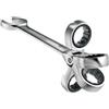 GENERICO CHIAVE COMBINATA 22 mm A CRICCHETTO TESTA SNODABILE PIEGHEVOLE CHROME VANADIUM
