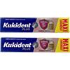 Kukident - Plus Crema Adesiva Barriera Anticibo Bipacco Confezione 57 Gr