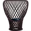 Driade Pavo Real Poltrona marrone