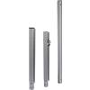 Windhager 10703 Premium - Asta Parasole Regolabile in Altezza, palo da Vela ombreggiante in Acciaio Inossidabile, Altezza dell'albero Max. 242,5 cm