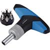 BBB Cycling - Utensili per biciclette - Chiave dinamometrica con 5 chiavi esagonali e 4 adattatori - Modello TorqueFix BTL-119