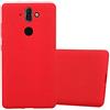 Cadorabo Custodia per Nokia 8 Sirocco in FROST ROSSO - Morbida Cover Protettiva Sottile di Silicone TPU con Bordo Protezione - Ultra Slim Case Antiurto Gel Back Bumper Guscio