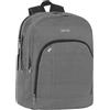 COMIX - Zaino Scuola, Università, Lavoro, 3 Ampi Scomparti, Alloggio Porta PC, Tasca Frontale, Chiusura a Zip e Spallacci Regolabili, 32x43Hx23 cm, 31L, Grigio