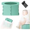 auvstar Vasino da Viaggio Pieghevole Toilette per Bebè,Sedile WC Portatile per Neonati,Plastica Ecologica ABS, All'aperto o Allenamento,Adatto per bambini di 1-3 anni