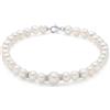 MILUNA BRACCIALE IN PERLE NATURALI E DIAMANTI ORO BIANCO 18KT REFERENZA PBR3551