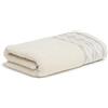 Möve Cosy Knits - Asciugamano con bordo in ciniglia, 50 x 100 cm, 100% cotone, colore: Naturale/Cashmere