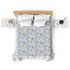 CosìCasa - Trapuntino Singolo Mezza stagione 170X250 cm | Copriletto Singolo Primaverile/Autunnale | Trapunta Letto Singolo Primaverile Leggera (80 gr/mq) | Trapunte Rose Blu