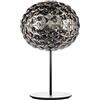 Kartell Planet Lampada da Tavolo con Stelo, Dimmerabile 22 W, Fumè, 31 x 53 cm