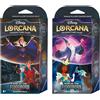 Cartemagic Disney Lorcana Rise of the Floodborn Starter Decks Bundle 2 mazzi versione Inglese