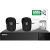 COMELIT - KIT VIDEOSORVEGLIANZA NVR A 4 CANALI E 2 TELECAM. IP BULLET 4MP - IPKIT004N05PA (IPNVR004N06PA + IPBCAMN04F01A)
