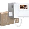 COMELIT - KIT VIDEOCITOFONO MONOFAMILIARE QUADRA E PEOPLE CON CORNETTA. SB2 - PL8461M (4893M + PL6701)