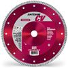 SAIT - DISCO DIAMANTATO PER GRES PORCELLANATO/GRANITO 230X2,0X22,23 PREMIUM - SAITDIAM-TU CV TURBO