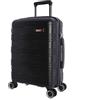 Coronel Tapiocca Coronel Tapioca - Valigia da cabina da cabina 55 x 40 x 20 cm - Valigia da viaggio robusta - Trolley per aerei con 4 ruote a 360° e serratura, Nero/Bianco, 55x40x20 cm, Valigia Cabina
