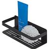 Tiger Caddy Duschkorb Rechteck Schwarz Cestello Doccia, Acciaio Inox, Nero, Piccolo