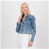 PARKER & ROWE Giubbino di jeans con borchiette applicate