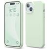 elago Cover Silicone Liquido Compatibile con iPhone 15 Case, Custodia Silicone Premium, Protezione Completa [Struttura Antiurto a 4 Strati], Fodera in Morbida Microfibra Antigraffio [Menta Fredda]