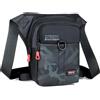 QINGLOU QIGNLOU Borsa da Gamba Moto Impermeabile Marsupio Sportivo Borsa da Gamba Tattica Multifunzionale Marsupio Cosciale per Campeggio Escursionismo Ciclismo Viaggio Trekking Sport