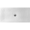 Ceramica Flaminia Water Drop Piatto Doccia 160x80 H5.5 In Ceramica Colore Bianco Lucido - Piletta Sifonata: Senza Piletta