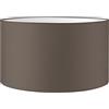 home sweet home collection Home Sweet Home Moderno Paralume Bling | cilindro | 40/40/22cm | Tortora | Paralume in tessuto di cotone | per attacco E27 | testato RoHS | per lampada da terra, lampada da parete