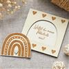 Gulfmew *Sarai la Mia Madrina?* Regalo per Madrina Regalo Creativo con Testo in Tedesco Regalo con Domande sulla Madrina Regalo in Legno per Madrina Annuncio di Gravidanza Nascita del Bambino