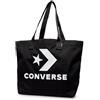 CONVERSE 10024675-A01 STAR CHEVRON TOTE Nero Unisex Adulto BORSA Taglia Unica