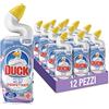 Duck WC Gel Disinfettante - Liquido per WC, Uccide fino al 99,9% dei batteri, Fragranza Pine, Formato Scorta da 12 pezzi