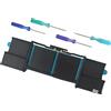 CYDZ® A1953 Batteria di ricambio per laptop per Apple MacBook Pro 15'' Touch Bar A1990(EMC 3215) A1990(EMC 3359) (versione metà 2018 2019) BTO CTO MV902LL/A MV912LL/A MV922LL/A【11.4V 84.7Wh 7336 mAh】