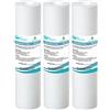 AquaHouse 3x AquaHouse 10 Cartuccia filtro acqua sedimenti per osmosi inversa, palo alimentato ad acqua e filtrazione del Partictle, adatta a custodie per filtri standard da 10 - 5 micron