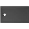 Ceramica globo Piatto doccia 70X120 h.3 in ceramica nero opaco Docciatre Plus di Ceramica Globo