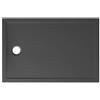 Ceramica globo Piatto doccia 80X120 h.3 in ceramica nero opaco Docciatre Plus di Ceramica Globo