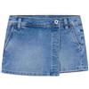 Pepe Jeans A-Line Skort Hw Jr, Pantaloncini Bambine e ragazze, Blu (Denim),8 anni