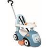 Smoby- Maestro Baby Balade Blu,7600720304, +6 Mesi, Colore Azzurro, Evolutivo, Primipassi, Ruote Silenziose