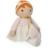 KALOO Tendresse Prima Bambola in Tessuto Valentine Grande Bambola Ballerina Chiffon 80 cm Microvelour Bambola Gigante Cartolina Personalizzabile Dalla Nascita, K200000, 80cm, Poupee
