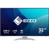 EIZO FlexScan EV3240X-WT LED display 80 cm (31.5") 3840 x 2160 Pixel 4K Ultra HD LCD Bianco