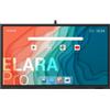 Newline Elara Pro lavagna interattiva 190,5 cm (75") 3840 x 2160 Pixel Touch screen Nero