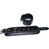 Mister B Essential Leather Lockable Ankle Restraints Black