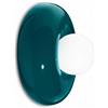 Ferroluce APPLIQUE DIFFUSORE VETRO OPALINO - BUMBUM VERDE PETROLIO C2750(VPE)