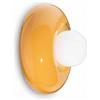 Ferroluce APPLIQUE DIFFUSORE VETRO OPALINO BUMBUM GIALLO C2750(GIA)