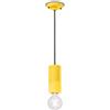 Ferroluce SOSPENSIONE CILINDRO LARGO PI GIALLO LIMONE C2501(GIL)
