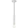 Ferroluce SOSPENSIONE CILINDRO STRETTO PI BIANCO GREZZO C2500(BIG)